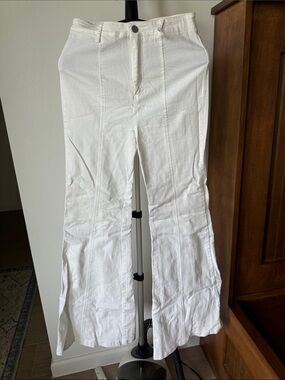 Flying Tomato White Boot Cut Flare Pants
